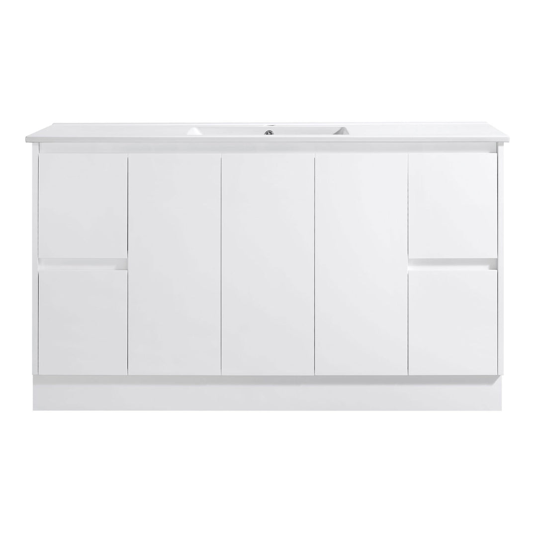Limson White Soft-Close Floor Mounted Vanity