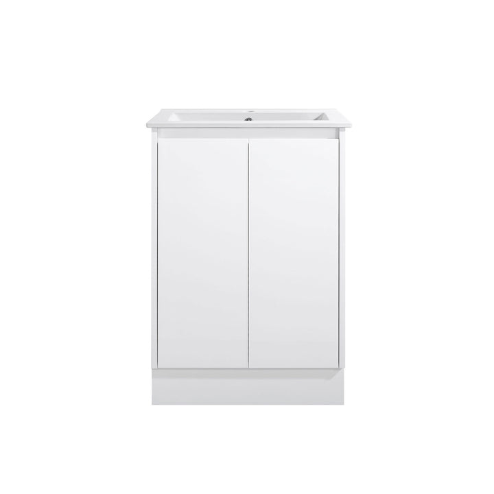 Limson White Soft-Close Floor Mounted Vanity