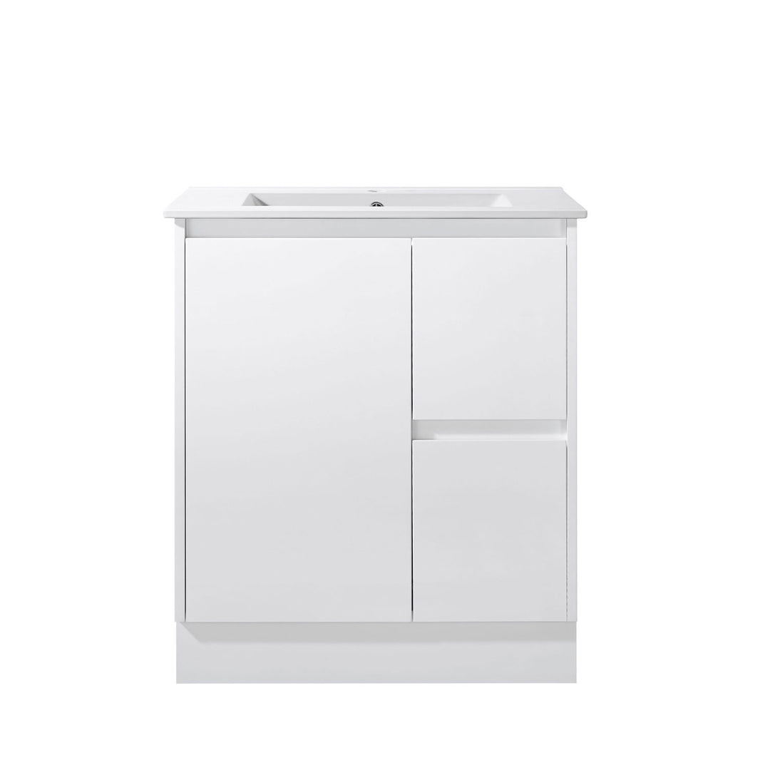 Limson White Soft-Close Floor Mounted Vanity