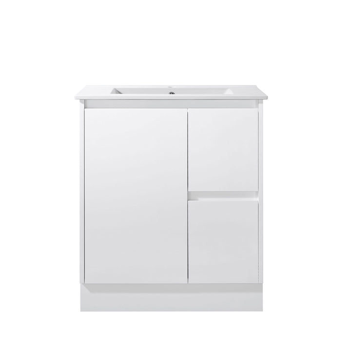 Limson White Soft-Close Floor Mounted Vanity