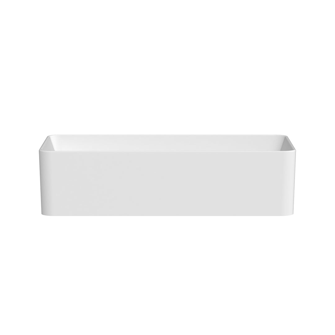 Lisa Narrow Rectangular Ceramic Basin 470mm