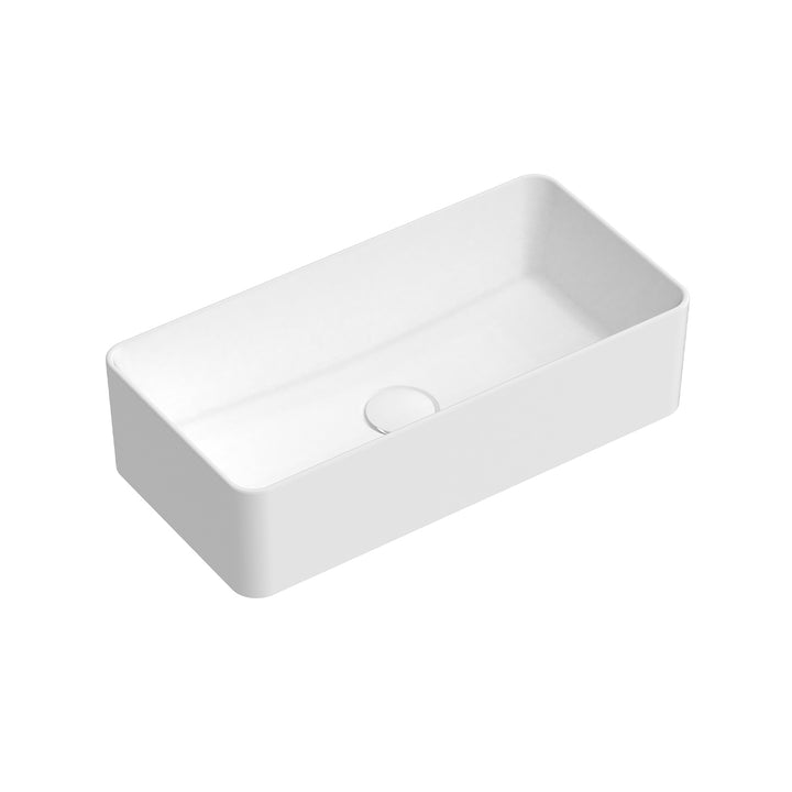 Lisa Narrow Rectangular Ceramic Basin 470mm