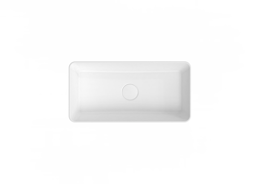 Lisa Narrow Rectangular Ceramic Basin 470mm