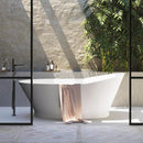 London Sloped Freestanding Bathtub 1500-1700mm Gloss White