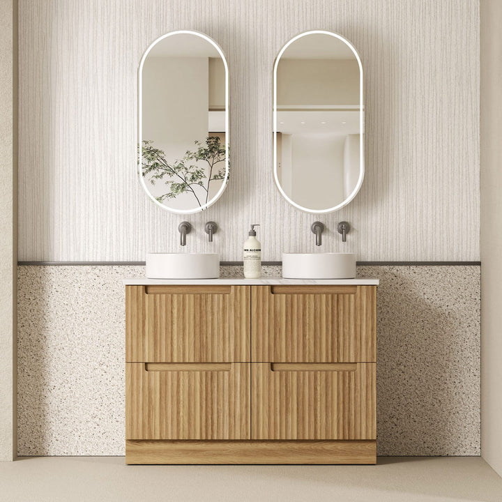 Lovina Fluted Freestanding Vanity (600-1800mm)