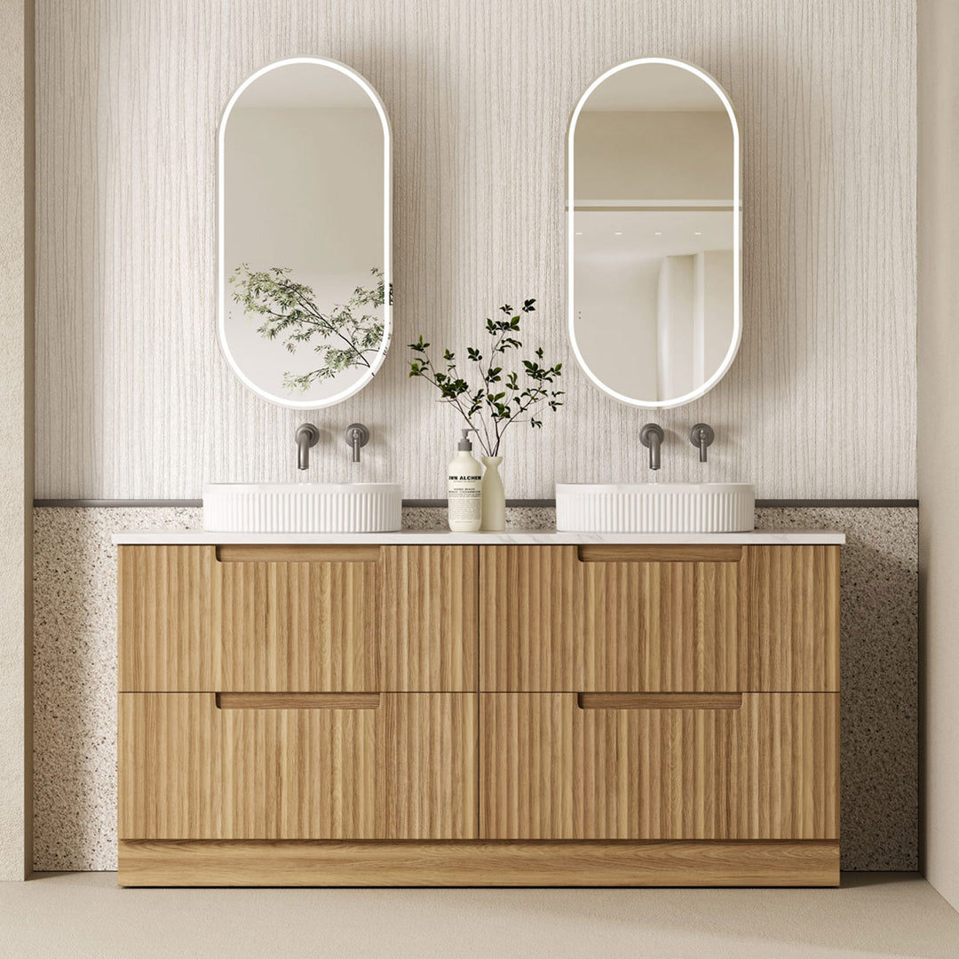 Lovina Fluted Freestanding Vanity (600-1800mm)