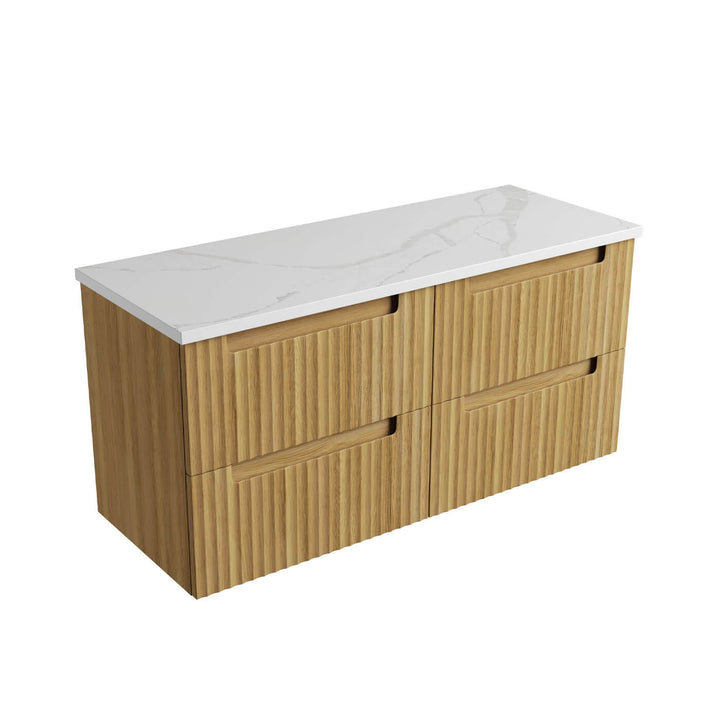 Lovina Fluted Wall Hung Vanity (600-1800mm)
