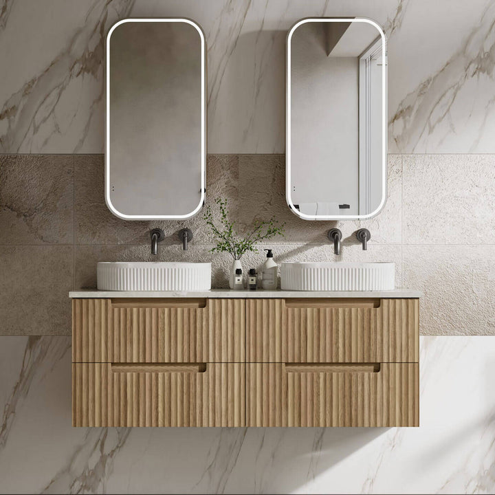 Lovina Fluted Wall Hung Vanity (600-1800mm)