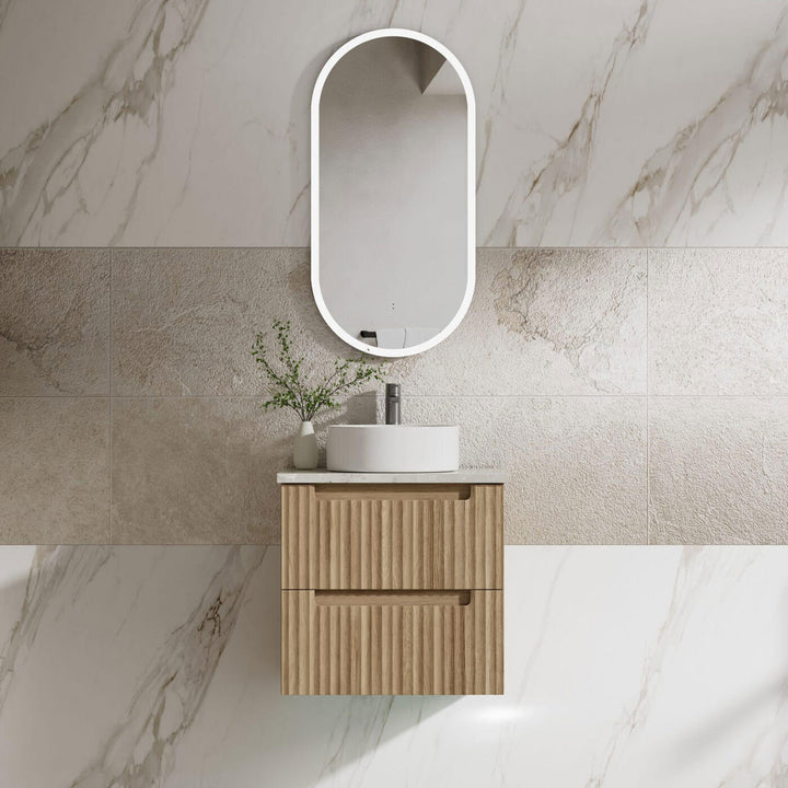 Lovina Fluted Wall Hung Vanity (600-1800mm)