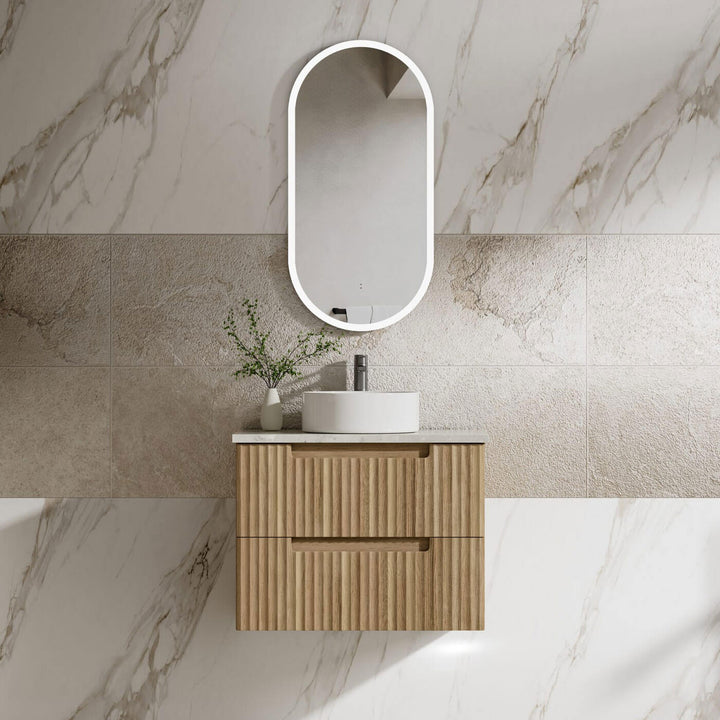 Lovina Fluted Wall Hung Vanity (600-1800mm)