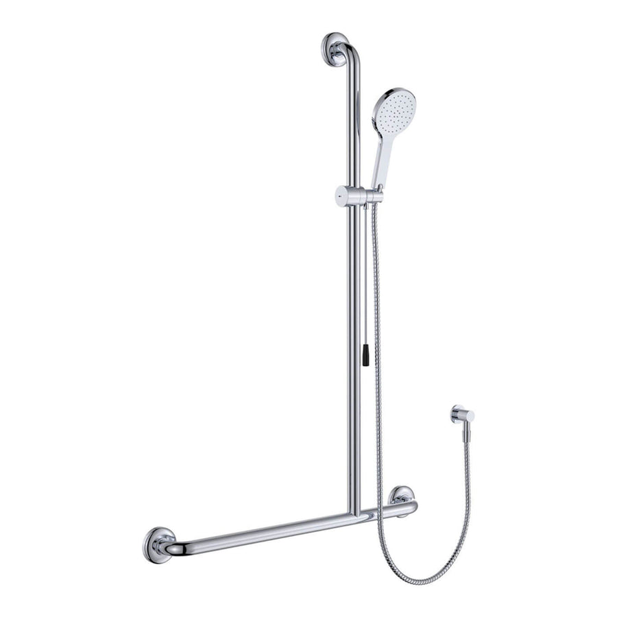 Dda Grab Rails Luciana Care DDA Shower Rail with Grab Bar – Sunlight Bathrooms