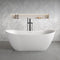 Luka Arch Freestanding Overflow Bathtub Gloss White 1700mm