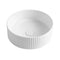 Marlo Fluted Above Counter Round Basin 400mm