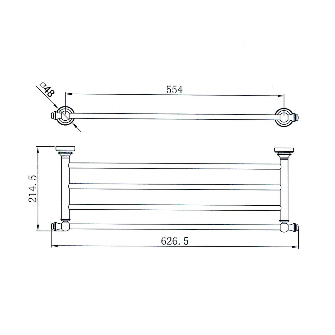 Medoc 4 Bar Towel Rack