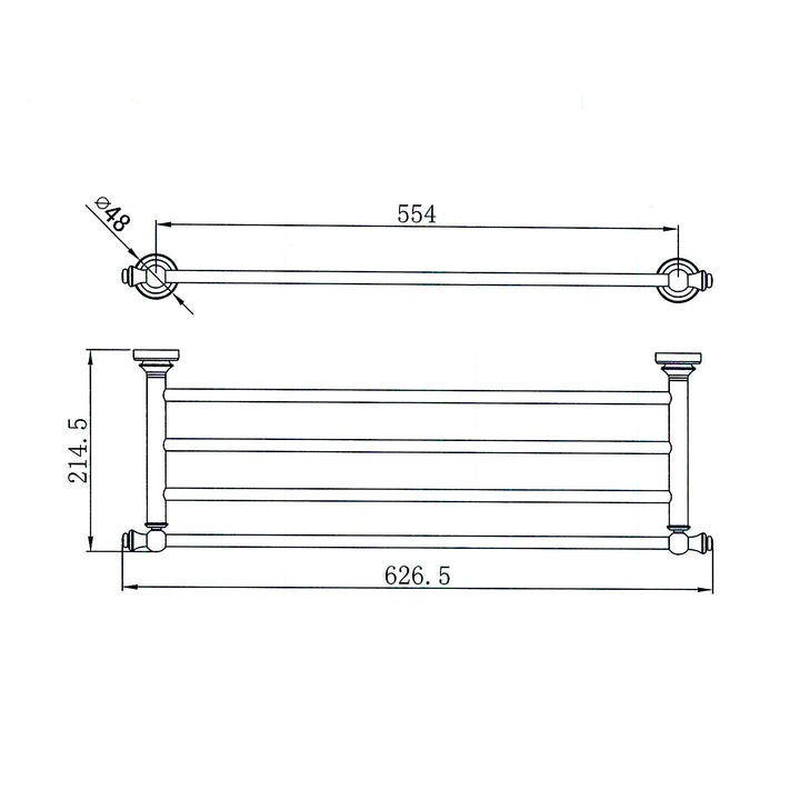 Medoc 4 Bar Towel Rack