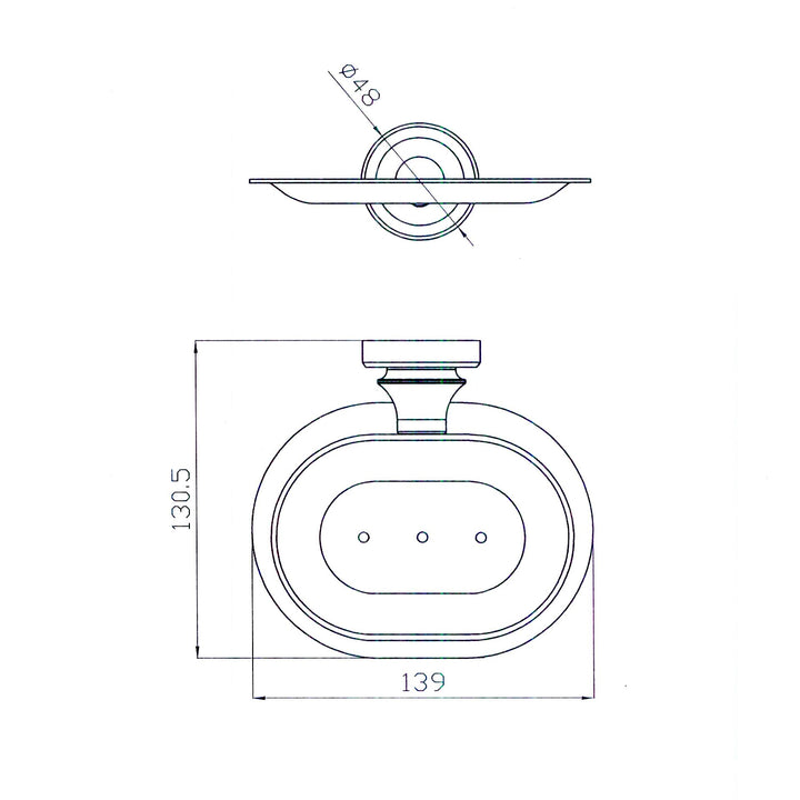Medoc Brass Soap Dish Holder