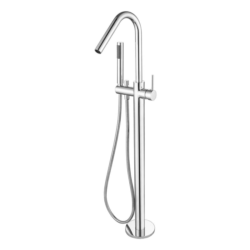 Meir Freestanding Pin Handle Bath Spout