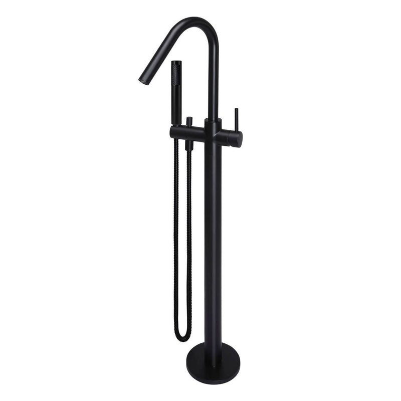 Meir Freestanding Pin Handle Bath Spout