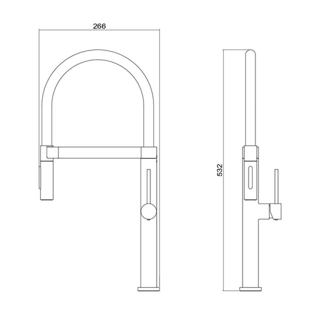 Meir Pull Down Sink Mixer