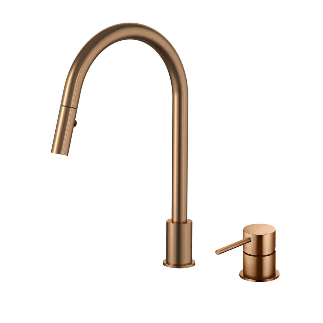 Meir Swivel Pull Out Sink Mixer Set