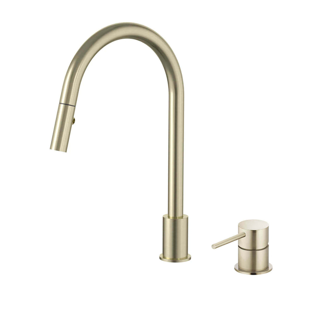 Meir Swivel Pull Out Sink Mixer Set