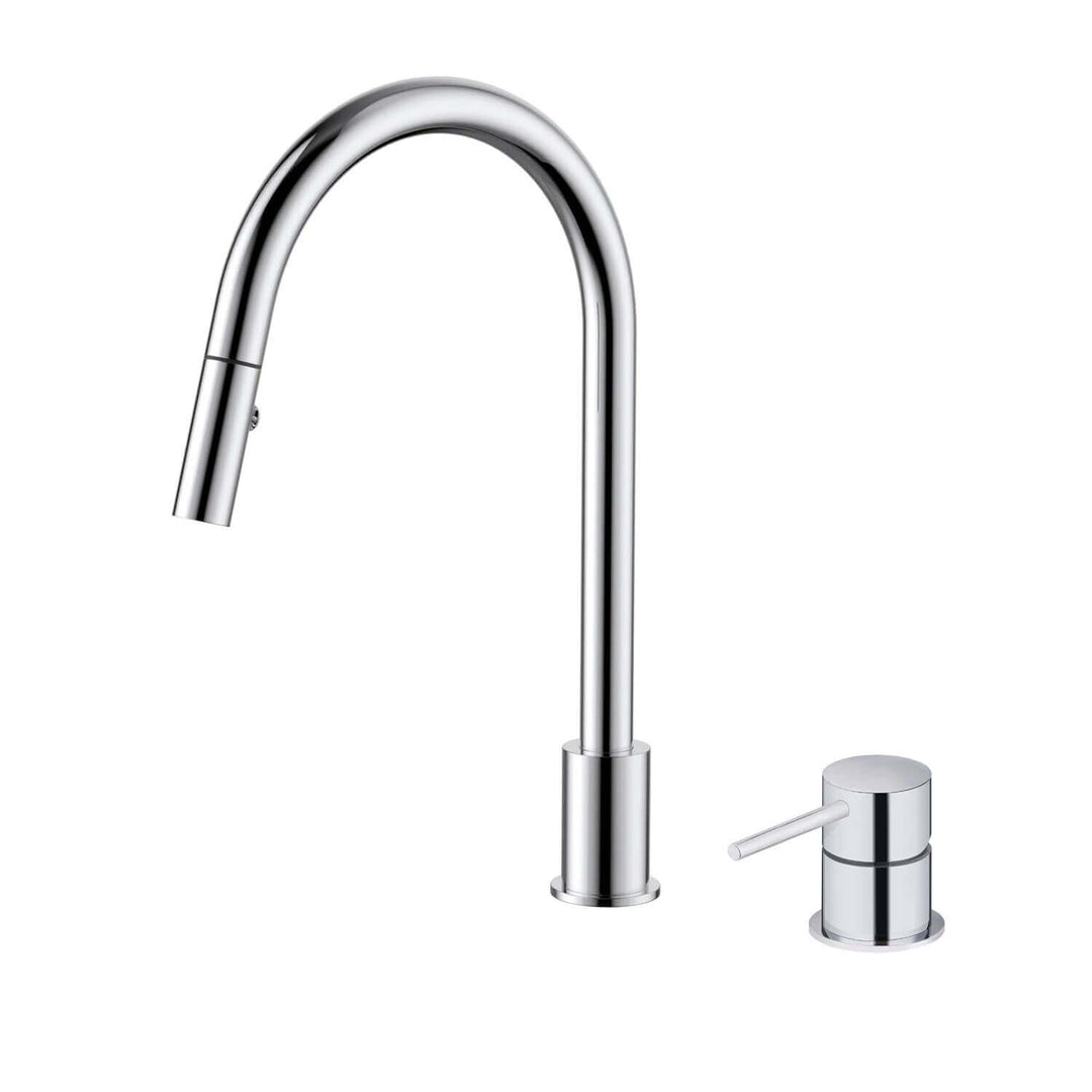 Meir Swivel Pull Out Sink Mixer Set