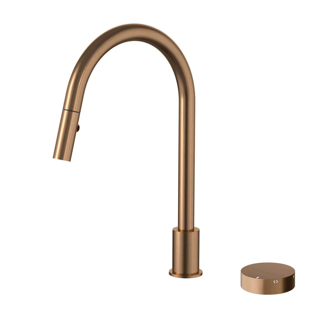 Meir Swivel Pull Out Progressive Sink Mixer Set