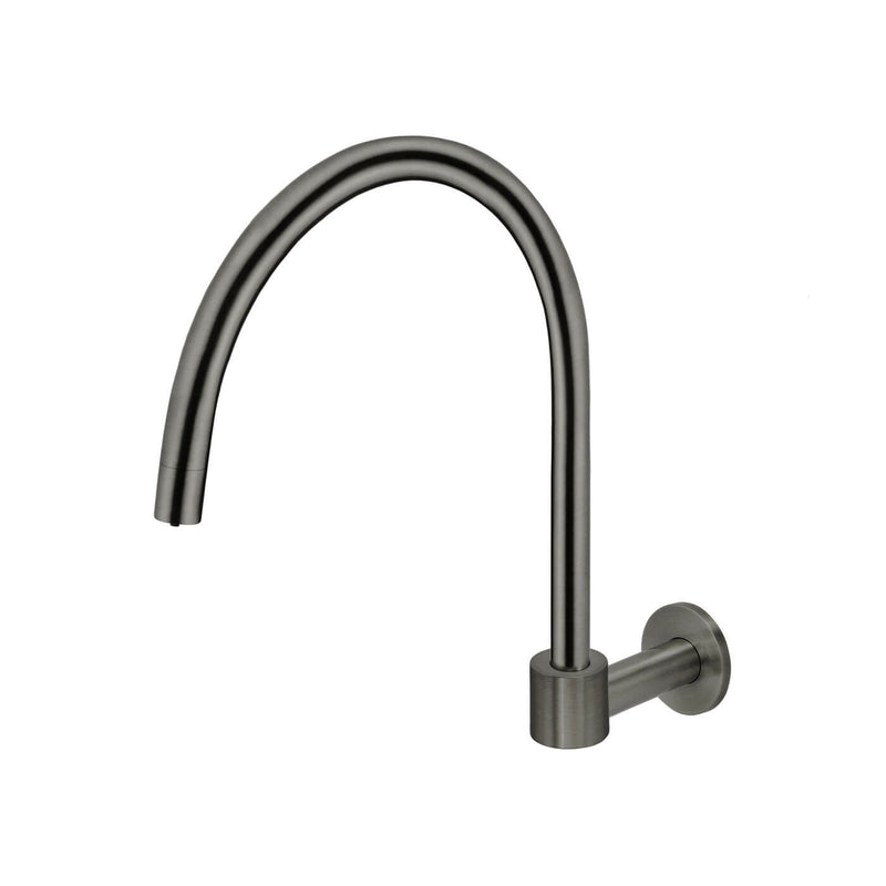 Meir Swivel Gooseneck Wall Spout 250mm