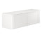 Mila Hamptons Curved Satin White Wall Hung Vanity (750-1500mm)