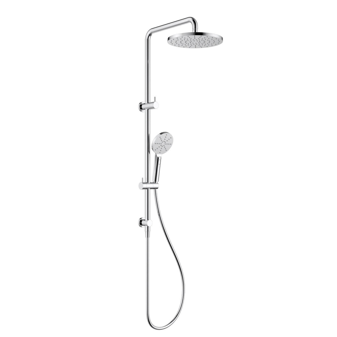 Milan Round Twin Shower Rail System