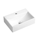 Mini Wall Hung Ceramic Basin with Tap Hole 330x290mm