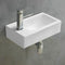 Mini Wall Hung Ceramic Basin with Taphole 455x250mm