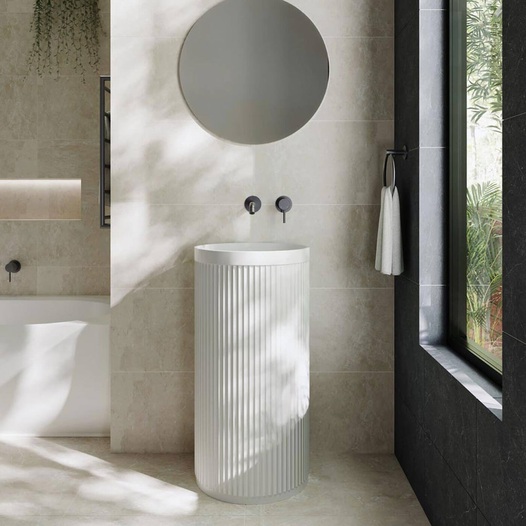 Minka Solid Surface Pedestal Basin