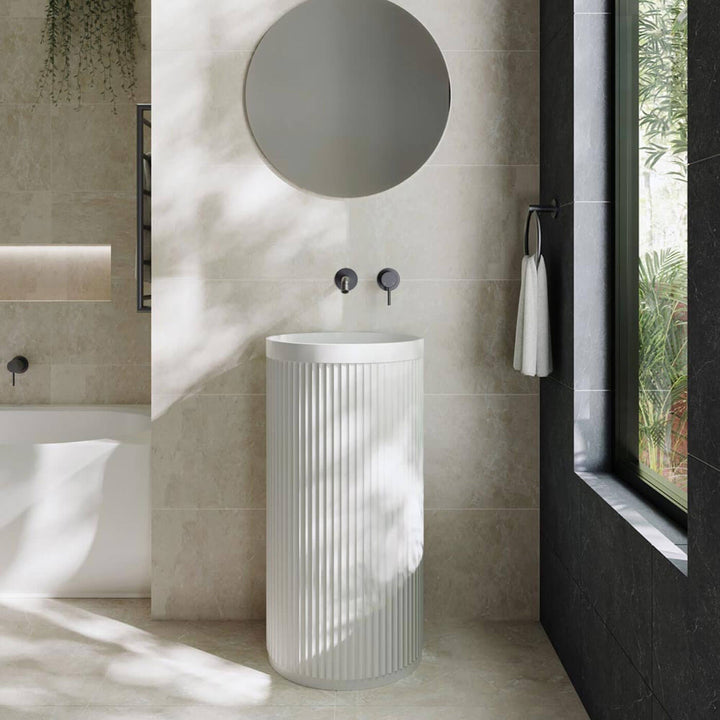 Minka Solid Surface Pedestal Basin
