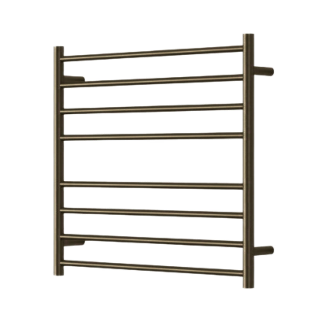 Mirage 8 Bar Wide Heated Towel Rail 750x700mm