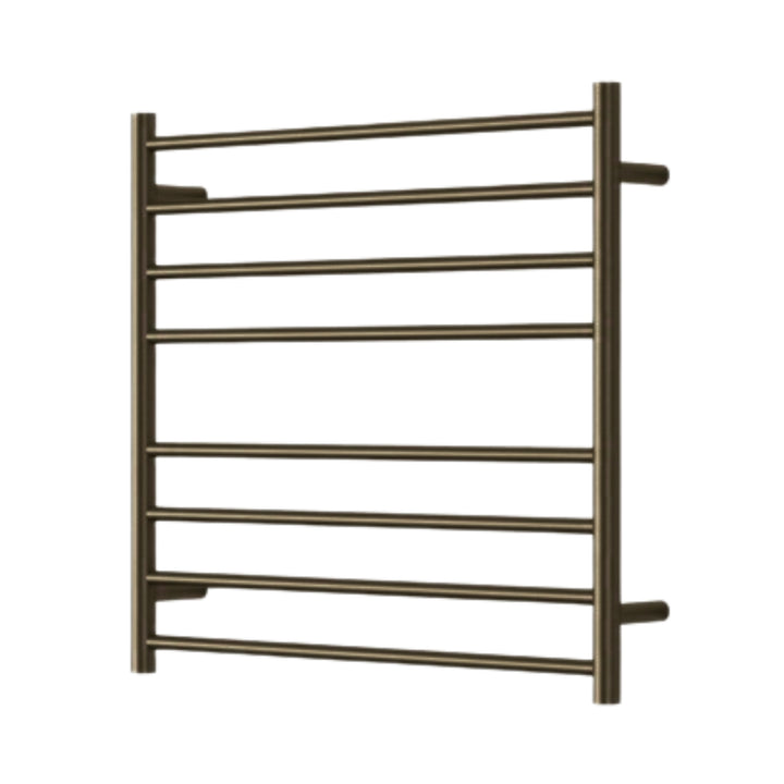 Mirage 8 Bar Wide Heated Towel Rail 750x700mm