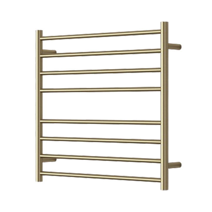 Mirage 8 Bar Wide Heated Towel Rail 750x700mm