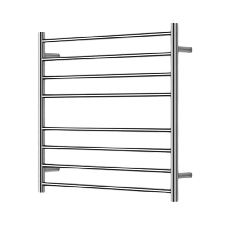 Mirage 8 Bar Wide Heated Towel Rail 750x700mm