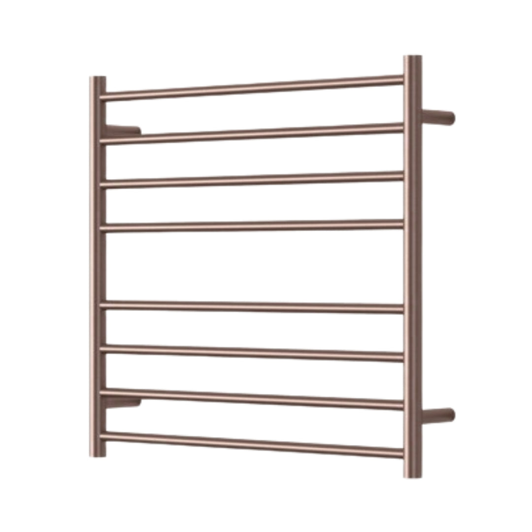Mirage 8 Bar Wide Heated Towel Rail 750x700mm
