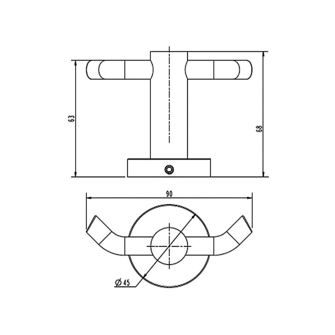Mirage Double Robe Hook