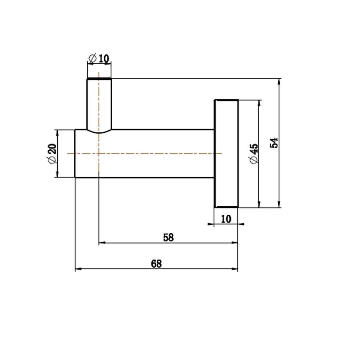 Mirage Single Robe Hook