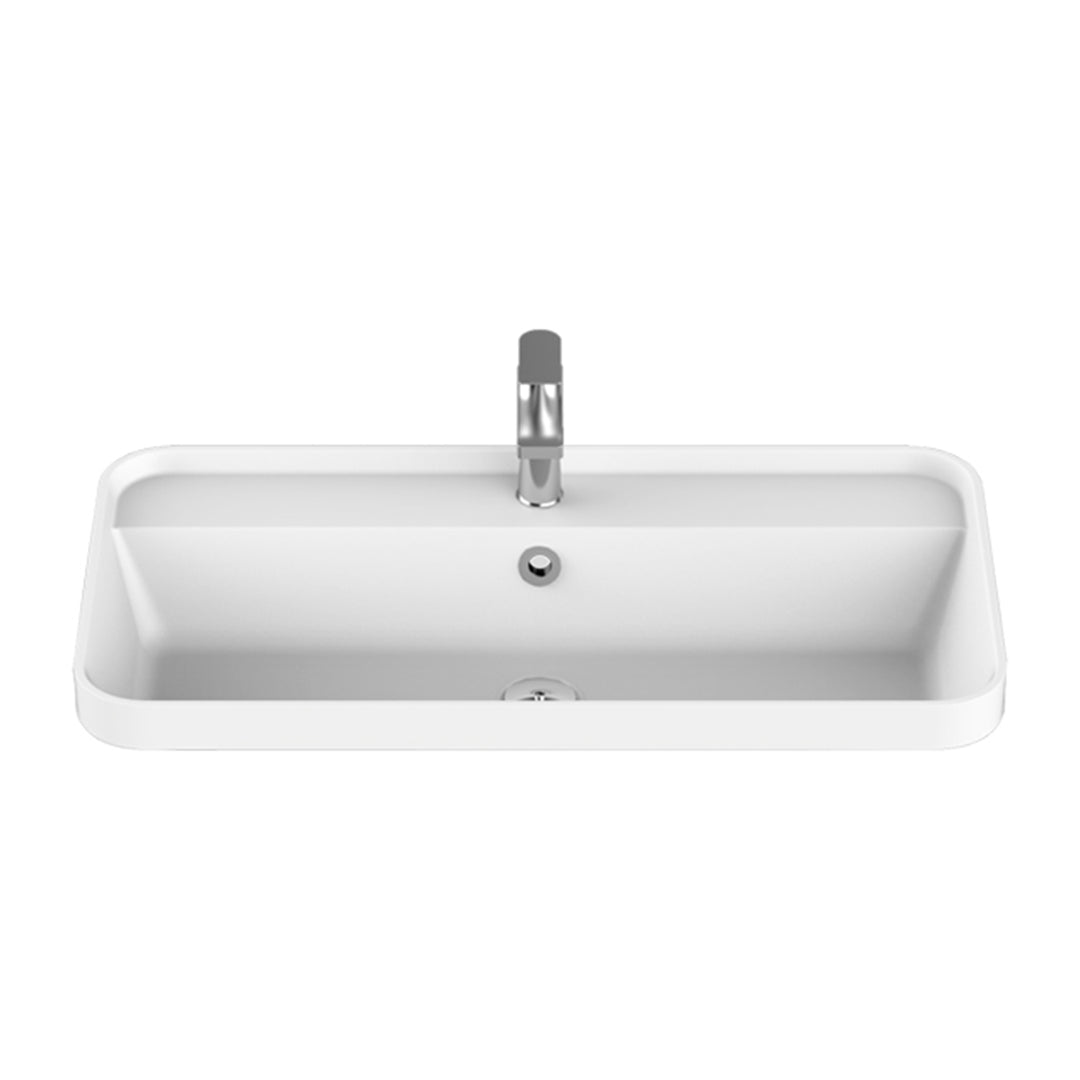 Miya Rectangular Solid Surface Basin 550x380mm