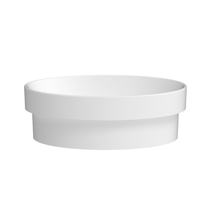 Monica Inset Round White Ceramic Basin 355mm