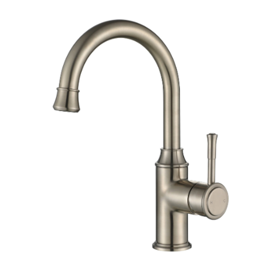 Montpellier Gooseneck High Rise Basin Mixer