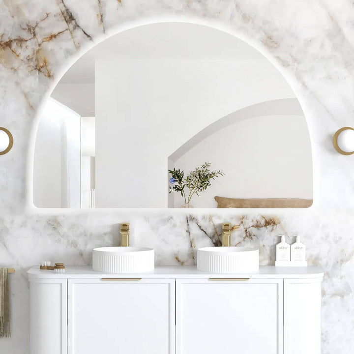 Moonlight LED Arched Backlit Bathroom Mirror