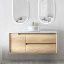 Byron Natural Oak Soft Close Wall Hung Vanity (600-1500mm)