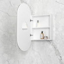 Noosa Pill Oval Mirror Shaving Cabinet 900x450mm