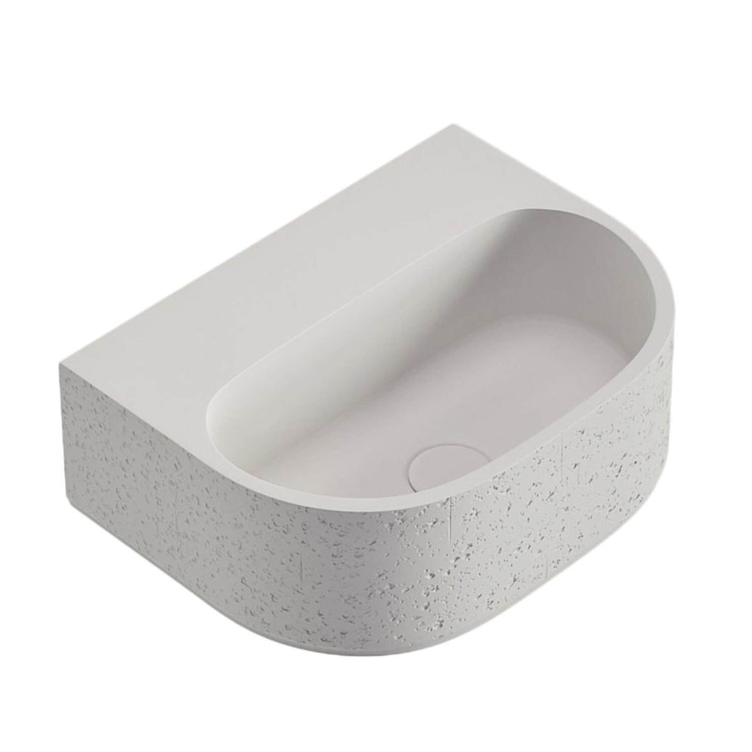 Nelios Wall Hung Concrete Basin 420mm