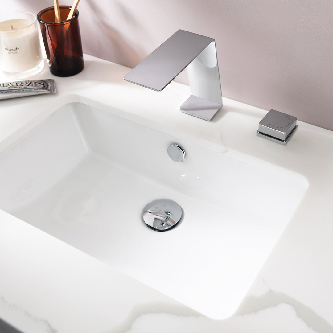Nesa Undermount Rectangular Ceramic Basin 530x340mm