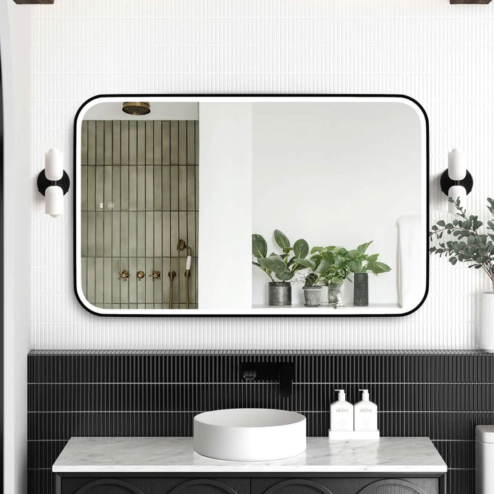 Newport LED Framed Bathroom Mirror (450-1500mm)